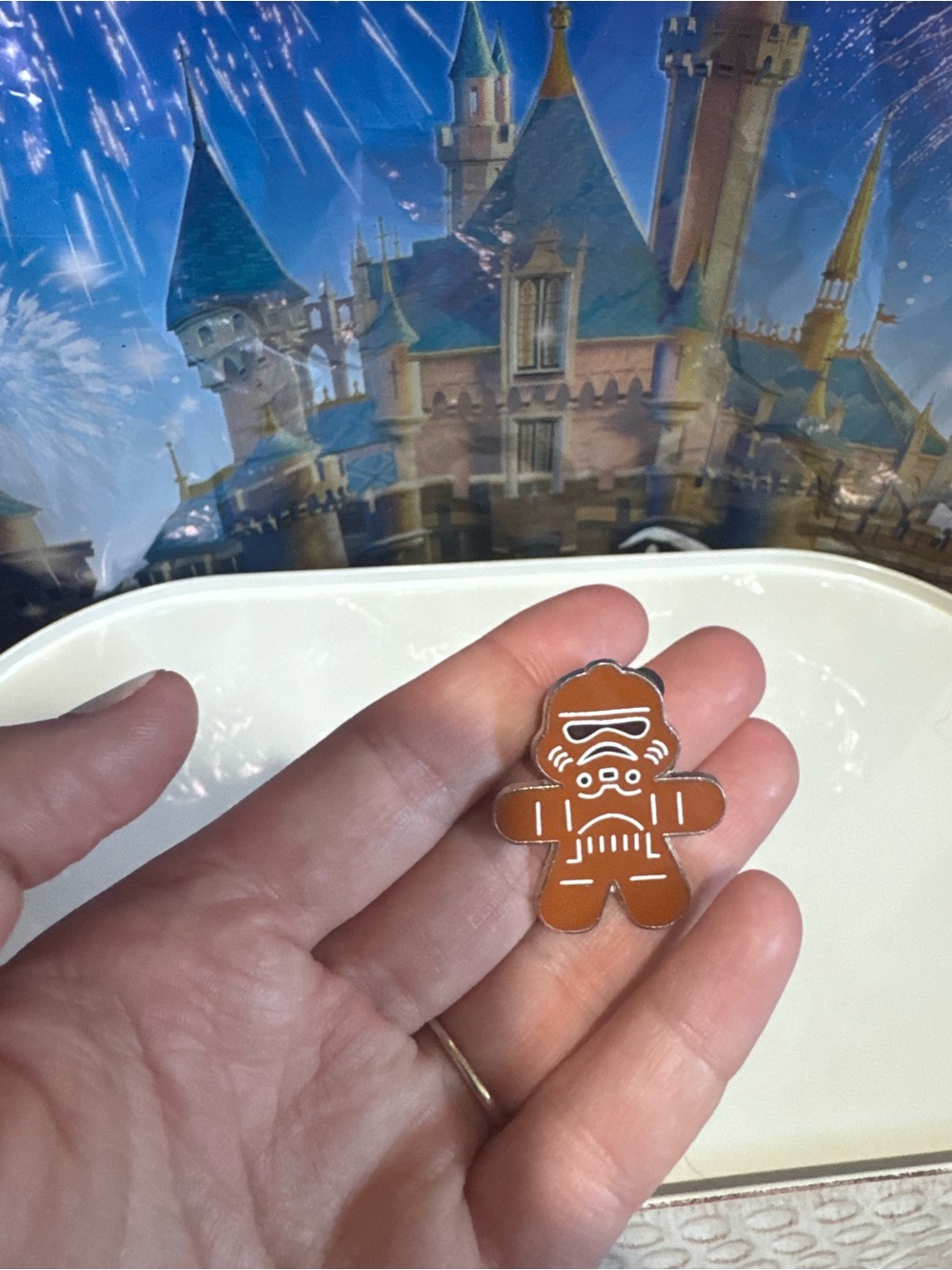Stormtrooper gingerbread parks pin